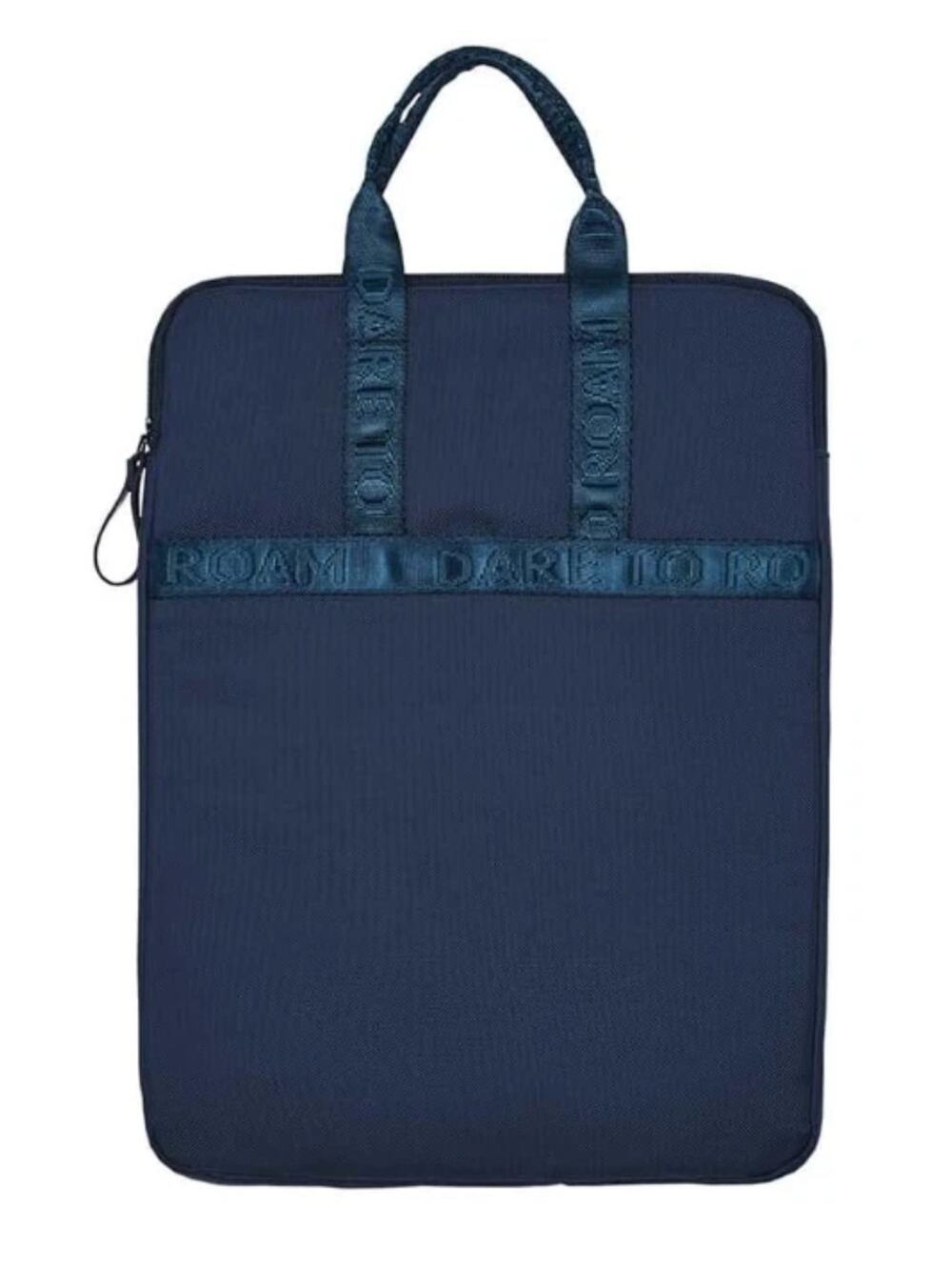 NEW Dare To Roam Laptop Sleeve Case Blue Gray Padded Tech Organizer NWT